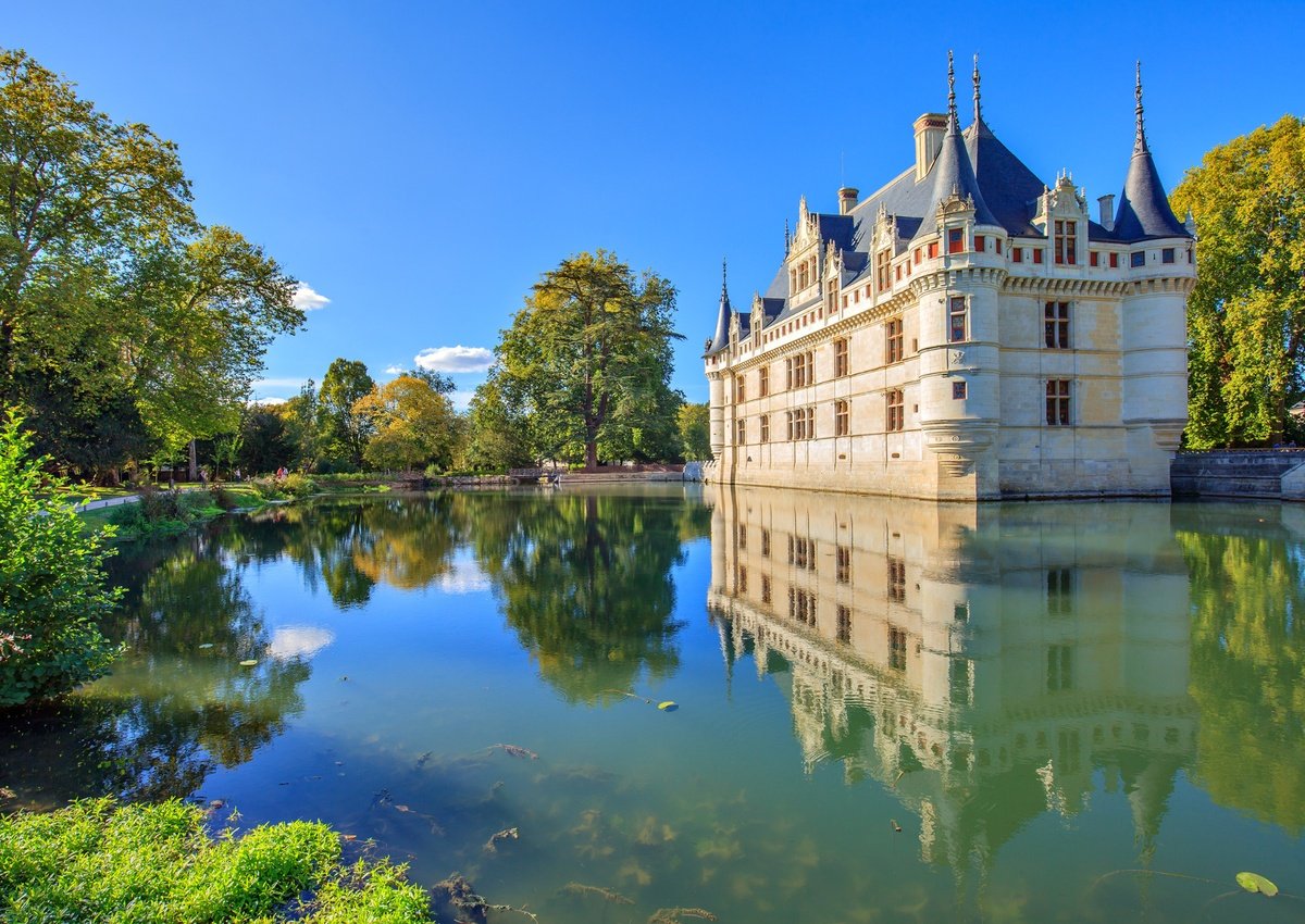 Chateau d'Azay le Rideau  prés de Tours