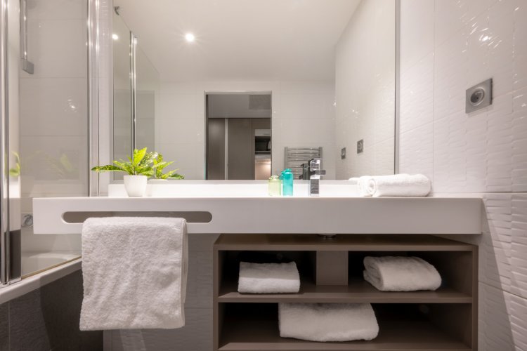 Nemea Appart'Hotel Toulouse Concorde Gare Matabiau salle de bain